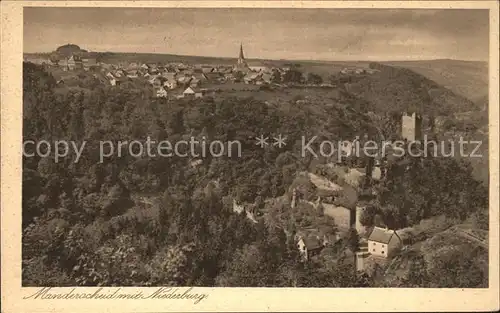 Manderscheid Eifel Niederburg Kat. Manderscheid