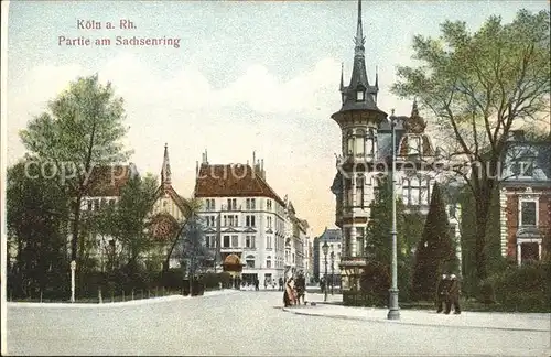 Koeln Rhein Partie am Sachsenring Kat. Koeln