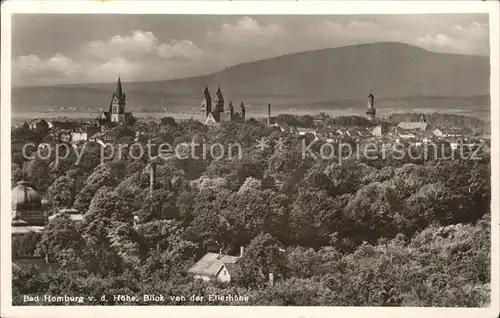 Bad Homburg Hoehe Blick von der Ellerhoehe Kat. Bad Homburg v.d. Hoehe