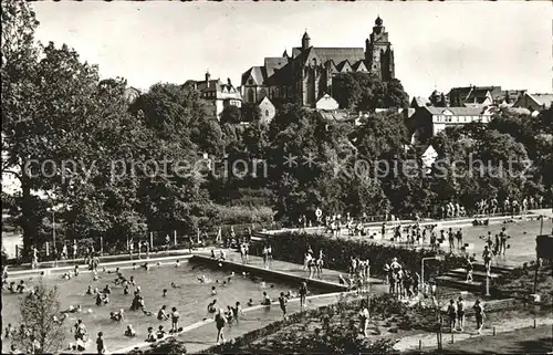 Wetzlar Schwimmbad u.Domblick Kat. Wetzlar