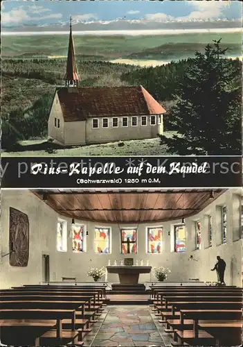 Schwarzwald Pius Kapelle auf dem Kandel Kat. Regionales