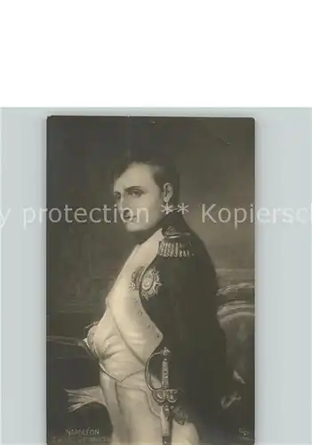 Persoenlichkeiten Napoleon Seitenprofil Kat. Persoenlichkeiten