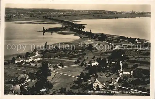 Insel Reichenau Fliegeraufnahme Oberzell Kat. Reichenau