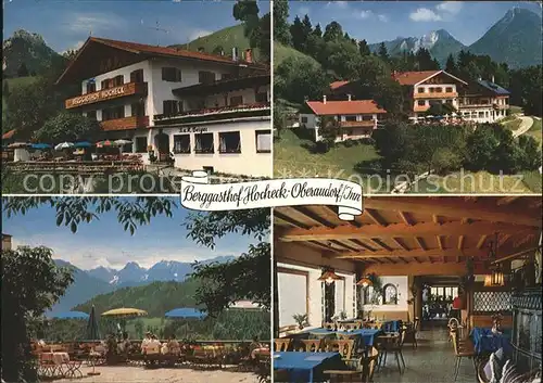 Oberaudorf Berggasthof Hocheck Kat. Oberaudorf