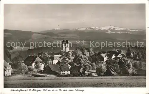 St Maergen mit Blick zum Feldberg Schwarzwald Kat. St. Maergen