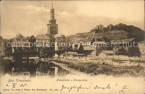 Bad Kreuznach Nahebruecke Kirche Kauzenberg Kat. Bad Kreuznach