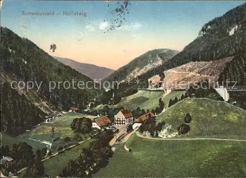 Hoellsteig Ortsblick Kat. Hinterzarten