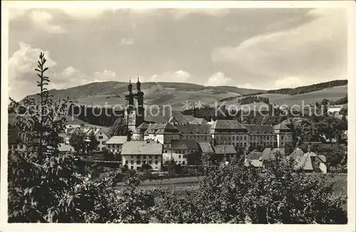 St Peter Schwarzwald mit Kirche und Kandel Kat. St. Peter