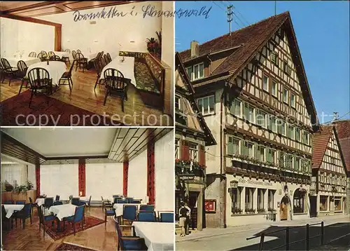 Dornstetten Wuerttemberg Cafe Restaurant Loewen / Dornstetten /Freudenstadt LKR