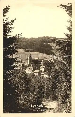 Schonach Schwarzwald Kirche Kat. Schonach im Schwarzwald