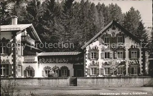 Oberammergau Haensel und Gretelhaus Kat. Oberammergau