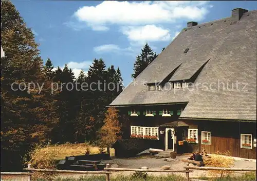 Furtwangen Berggasthof Martinskapelle Kat. Furtwangen im Schwarzwald