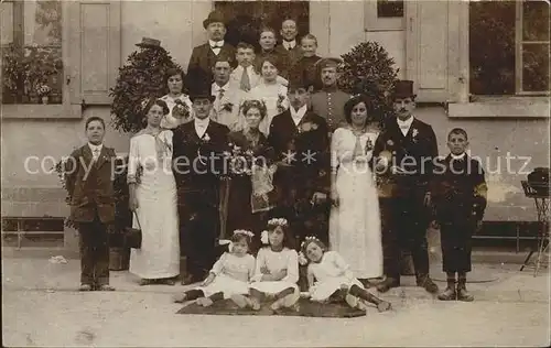 Dresden Gruppenfoto Hochzeit Kat. Dresden