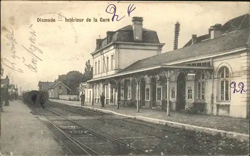 aw02259 Dixmude Interieur de la Gare Kategorie.  Alte Ansichtskarten