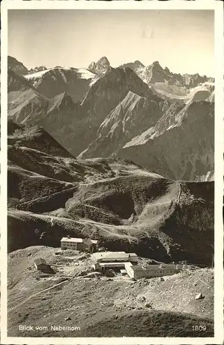 Nebelhorn Blick vom Nebelhorn