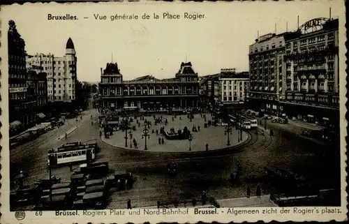 Bruxelles Bruessel Bruessel Place Rogier Rogiers Platz Bahnhof  * /  /