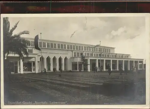 Ausstellung Gesolei Duesseldorf 1926 Sporthalle Ladenstrasse Kat. Duesseldorf