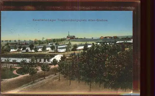 Alten Grabow Truppenuebungsplatz Kavallerie Lager