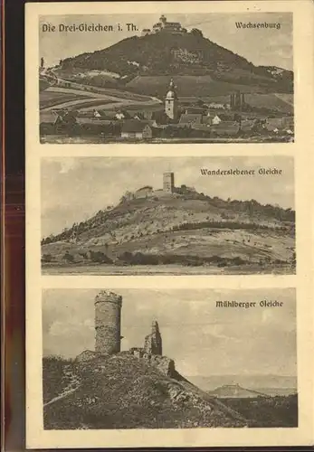 Wachsenburg Wanderslebener Gleiche Muehlberger Gleiche Kat. Wachsenburggemeinde