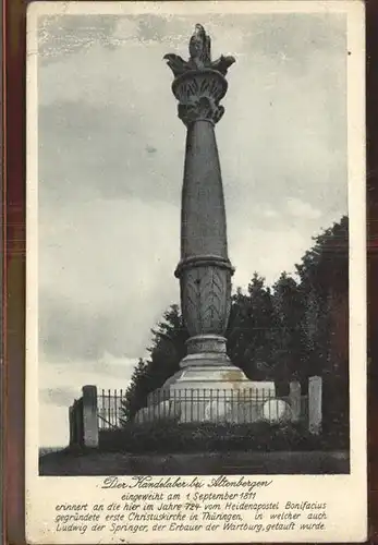 Altenbergen Thueringen Kandelaber Kat. Regionales