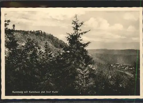 Kulm Saalfeld Kulmberg mit Kulmhaus und Dorf Kat. Saalfeld