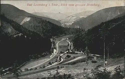 Bad Leutenberg Blick vom grossen Mittelberg / Leutenberg /Saalfeld-Rudolstadt LKR