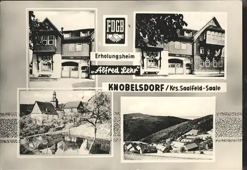 Knobelsdorf Saalfeld FDGB Erholungsheim "Alfred Lehr"