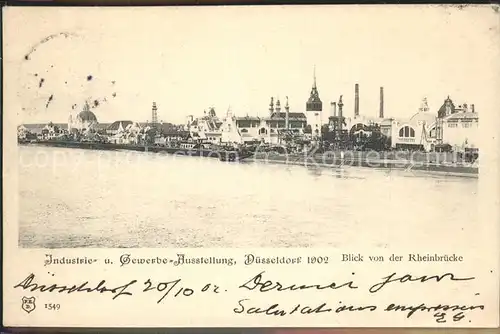 Ausstellung Industrie Gewerbe Kunst Duesseldorf 1902   Kat. Duesseldorf