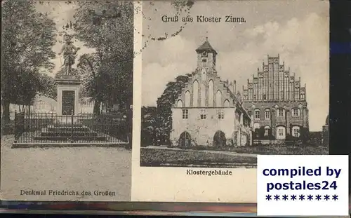 Zinna Jueterbog Denkmal Friedrich der Grosse Kloster Fuerstenhaus
