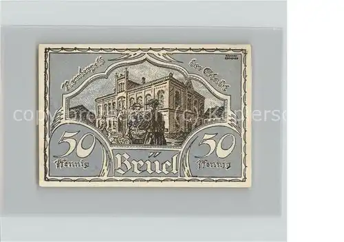 Brueell Mecklenburg Vorpommern 50 Pfennig Reutergeld /  /