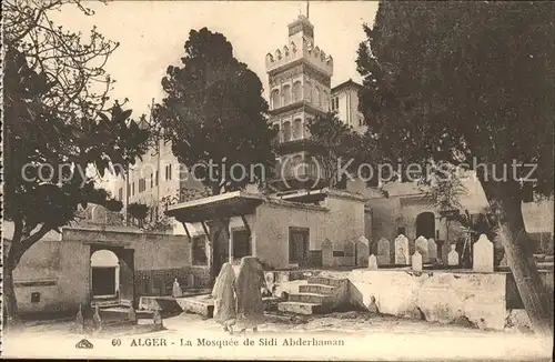 Alger Algerien Mosquee de Sidi Abderhaman / Algier Algerien /