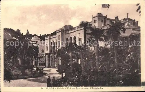 Alger Algerien Palais d'Ete du Gouverneur a Mustapha / Algier Algerien /