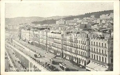 Alger Algerien Boulevard de la Republique et les Rampes du Port / Algier Algerien /