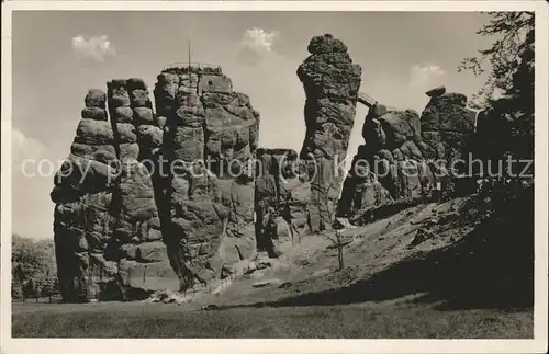 dg23121 Teutoburgerwald Externsteine Kategorie. Detmold Alte Ansichtskarten