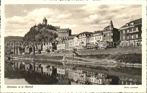 Cochem Mosel Moselpanorama mit Burg Kat. Cochem