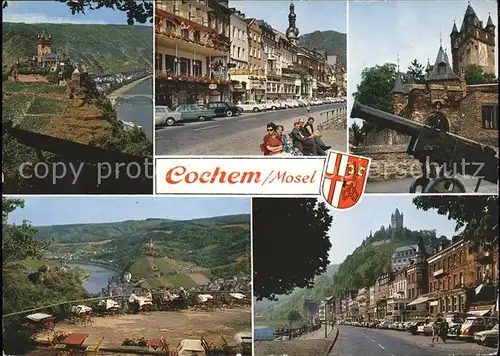 Cochem Mosel Ansichten Burg Wappen Kat. Cochem