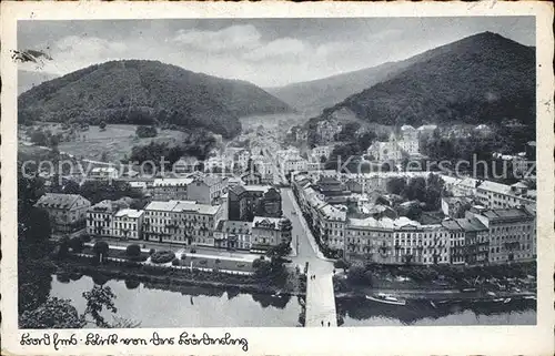 Bad Ems Lahn Panorama von der Baederley Kat. Bad Ems