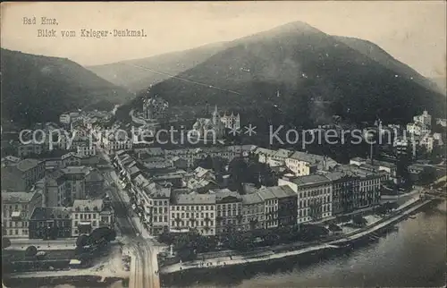 Bad Ems Lahn Blick vom Krieger Denkmal auf die Stadt Kat. Bad Ems