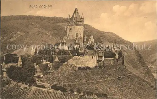 Cochem Mosel Burg Kat. Cochem