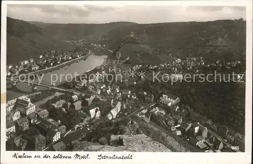 Cochem Mosel Moselpanorama Kat. Cochem