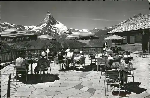 hw00884 Zermatt VS Restaurant Sunnegga
Matterhorn Kategorie. Zermatt Alte Ansichtskarten