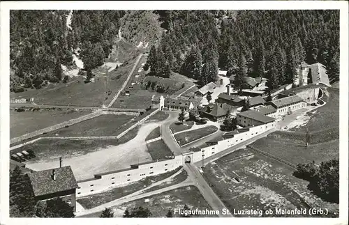 St Luzisteig Maienfeld Flugaufnahme Feldpost