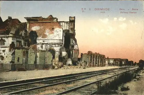 Dixmude West-Vlaanderen Gare Kat. 