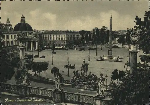 Rom Roma Piazza del Popolo Obelisk /  /Rom