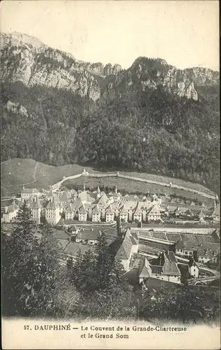 Dauphine Couvent de la Grande Chartreuse et le Grand Som Kloster Kat. Grenoble