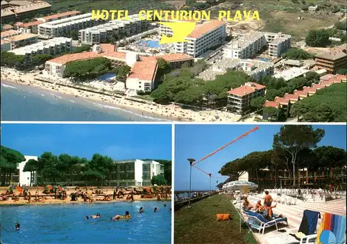 Tarragona Hotel Centurion Playa vista aerea Kat. Spanien