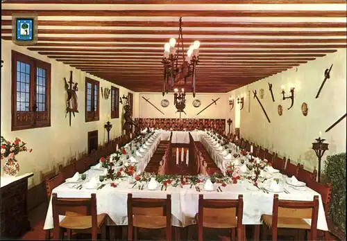 Madrid Spain Hotel Restaurant Sixto Gran Meson Sala de Armas Kat. Madrid