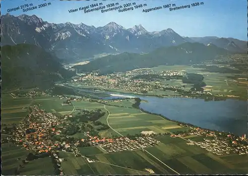 Fuessen Allgaeu mit Schwangau u.Forggensee