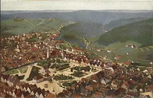 Freudenstadt Schwarzwald Fliegeraufnahme