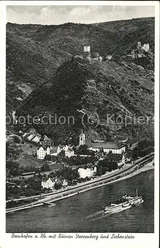 Kamp-Bornhofen Ruinen Sterrenberg und Liebenstein / Kamp-Bornhofen /Rhein-Lahn-Kreis LKR